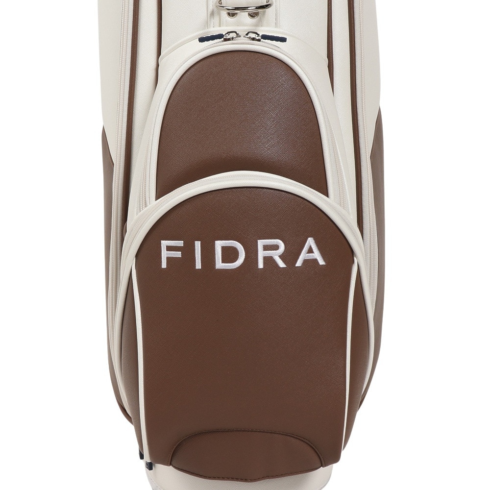 フィドラ（FIDRA）（メンズ）ゴルフ キャディバッグ スタンド式 9.5型 6分割 2TONE FD5PNC17 BRN