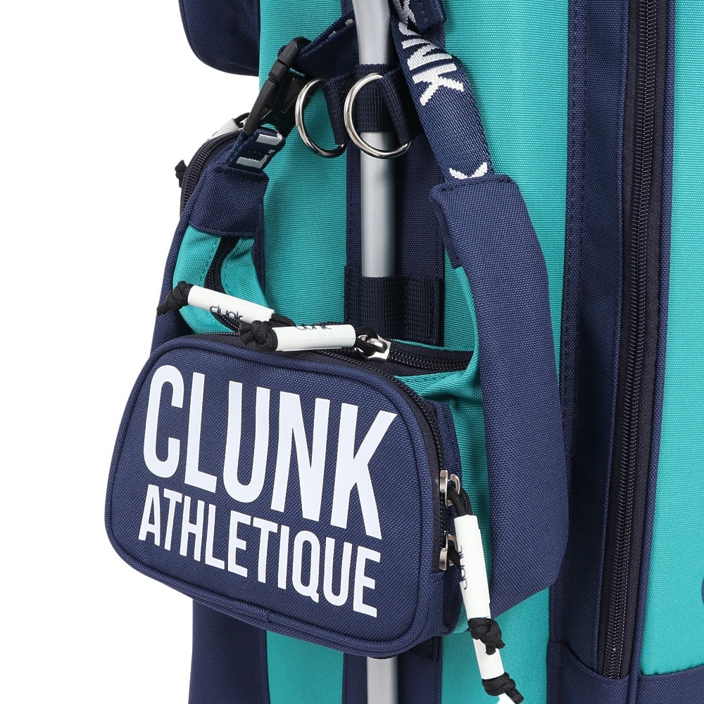 クランク（CLUNK）（メンズ）ゴルフ キャディバッグ カート式 9.5型 5分割 トリカラシリーズ CL5PNC38 MINT