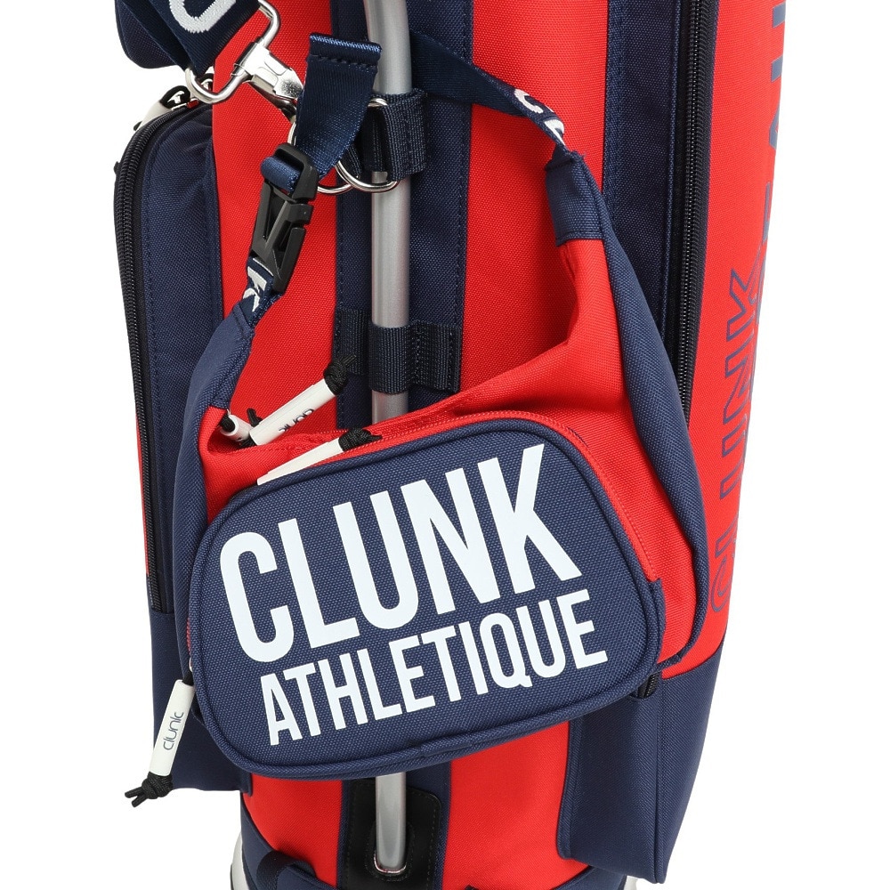 クランク（CLUNK）（メンズ）ゴルフ キャディバッグ カート式 9.5型 5分割 トリカラシリーズ CL5PNC38 NVY