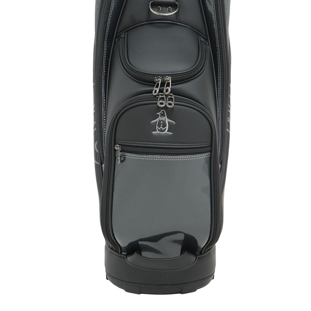 マンシングウエア（MUNSING WEAR）（メンズ）ゴルフ キャディバッグ カート式 9型 6分割 ミックスニットキャディバッグ MQBVJJ01 BK00