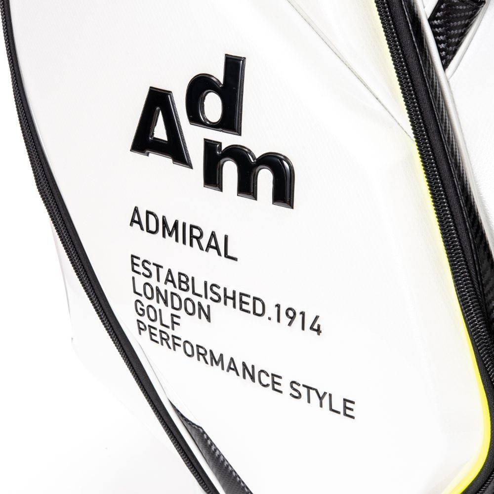 アドミラル ゴルフ（Admiral GOLF）（メンズ）ゴルフ キャディバッグ カート式 9型 6分割 ADMG3AC1-WHT