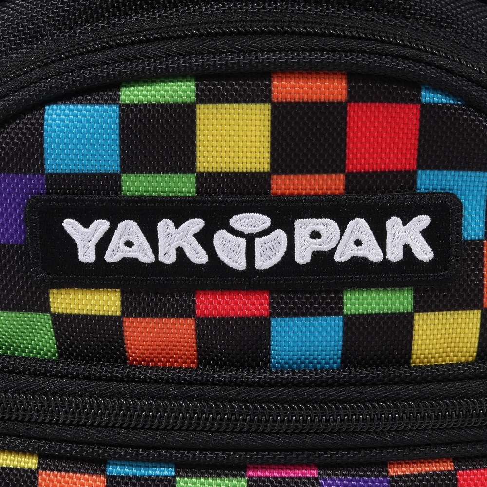 ヤックパック（YAK PAK）（メンズ、レディース）ゴルフ キャディバッグ カート式 9型 6分割 YP-002 マルチチェッカーボード