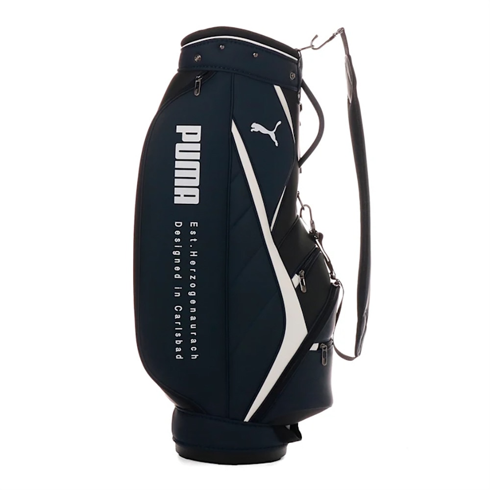 プーマ（PUMA）（メンズ、レディース）ゴルフ キャディバッグ カート式 5分割 BASIC キャディバッグ 090097-03 ゴルフ 用品はヴィクトリアゴルフ