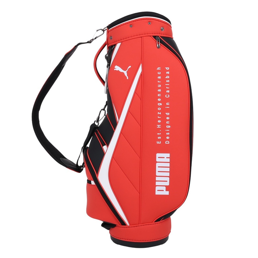 プーマ（PUMA）（メンズ、レディース）ゴルフ キャディバッグ カート式 5分割 BASIC キャディバッグ 090097-04