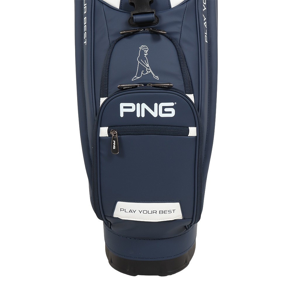 ピン（PING）（メンズ）ゴルフ キャディバッグ カート式 9.5型 5分割 CB-U2301 CART NV 36913