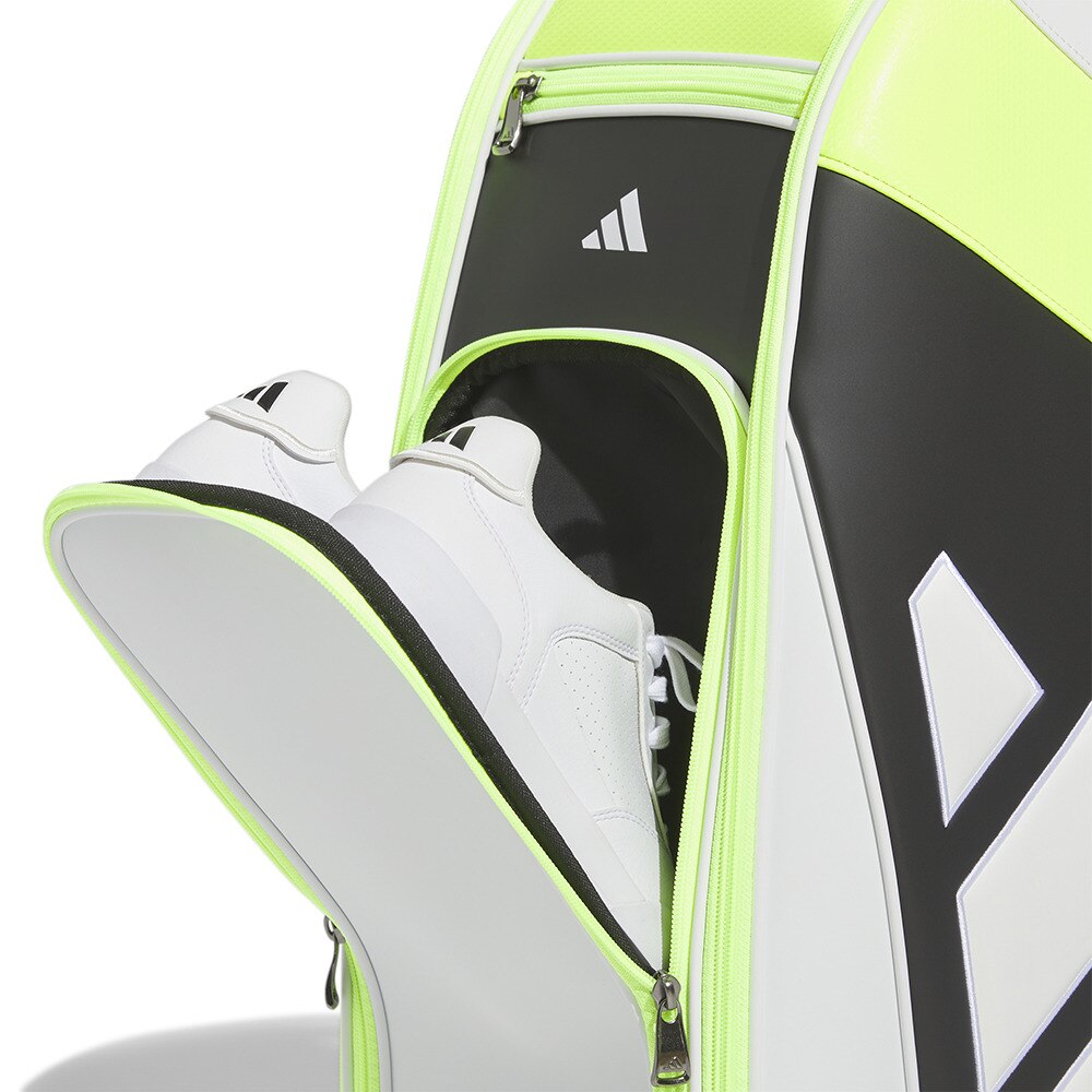 アディダス（adidas）（メンズ）ゴルフ キャディバッグ カート式 9.5型 6分割 パフォーマンスロゴ NMH90-IA2747LEM