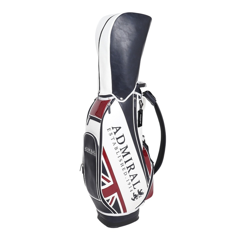 アドミラル ゴルフ（Admiral GOLF）（メンズ）ゴルフ カート式 キャディバッグ トラディショナル 9.0型 6分割  ADMG3BC4-TRI