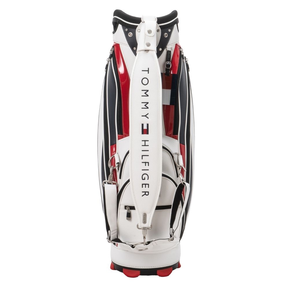 トミー ヒルフィガー ゴルフ（TOMMY HILFIGER GOLF）（メンズ）ゴルフ キャディバッグ カート式 9型 5分割 FACE THMG3FC4-WHT
