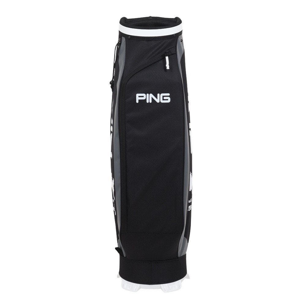 ピン（PING）（メンズ）ゴルフ キャディバッグ 軽量 カート式 9.5型 6分割 アリゾナスポーツ CB-N2306 AZ SPORTS BK 37181