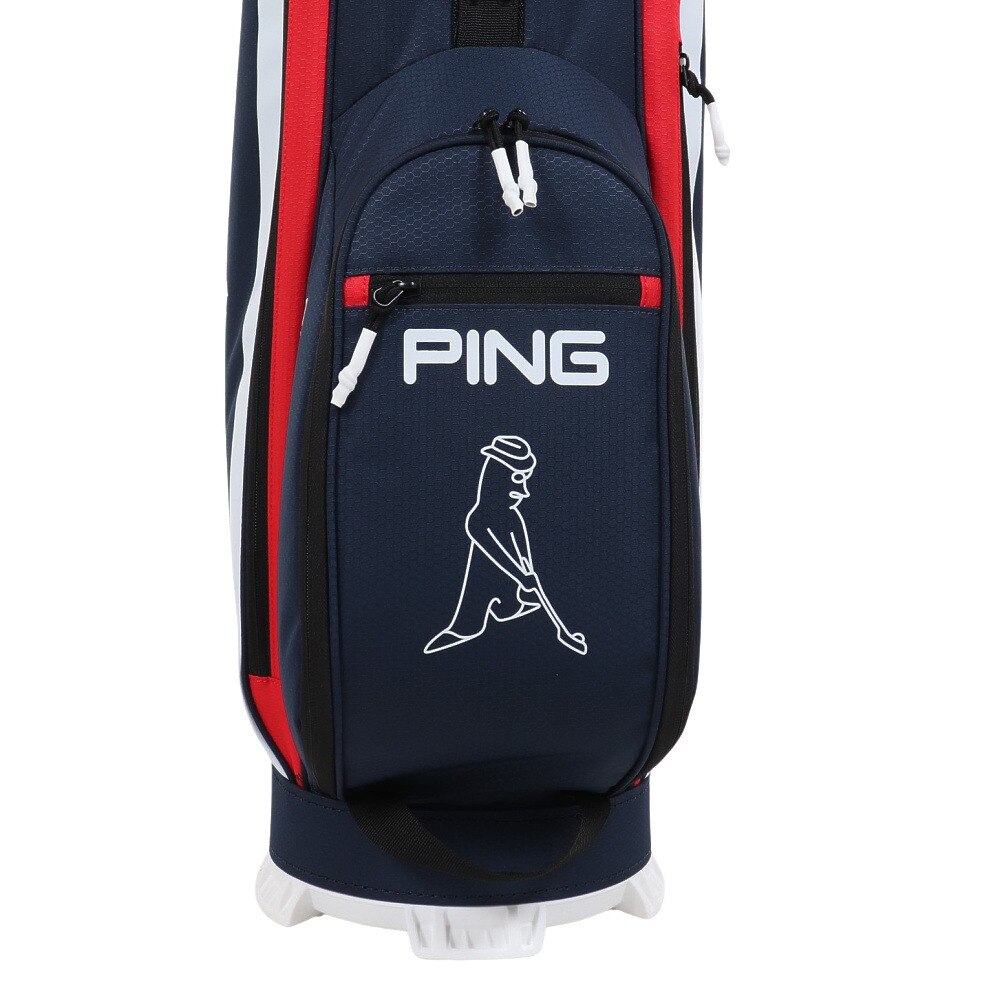 ピン（PING）（メンズ）ゴルフ キャディバッグ 軽量 カート式 9.5型 6分割 アリゾナスポーツ CB-N2306 AZ SPORTS TRICO 37181