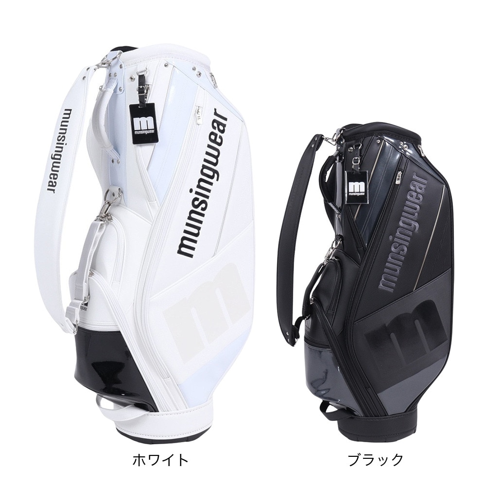 マンシングウエア（MUNSING WEAR）（メンズ）ゴルフ キャディバッグ カート式 9型 6分割 ENVOY MQBVJJ10 WH00