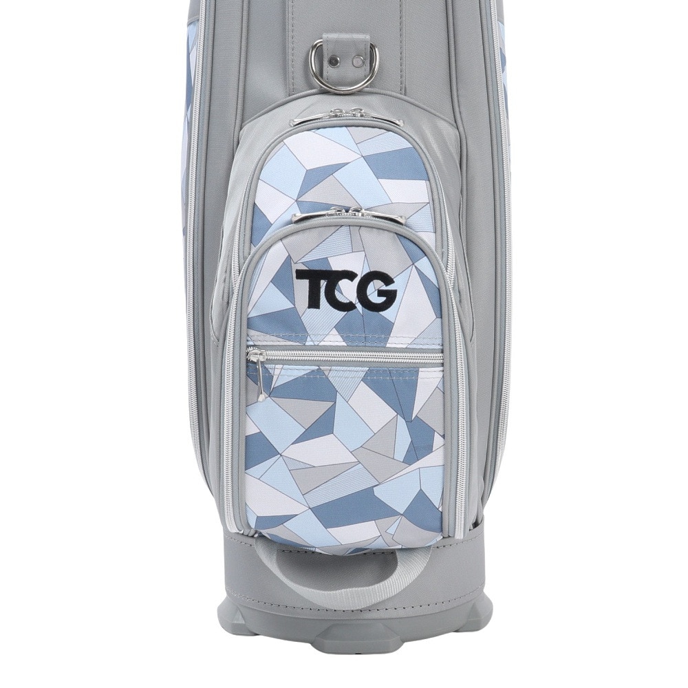 トランスコンチネンツ（TRANS CONTINENTS）（メンズ）ゴルフ キャディバッグ 軽量 カート式 9型 5分割 TCCB-016 GRY