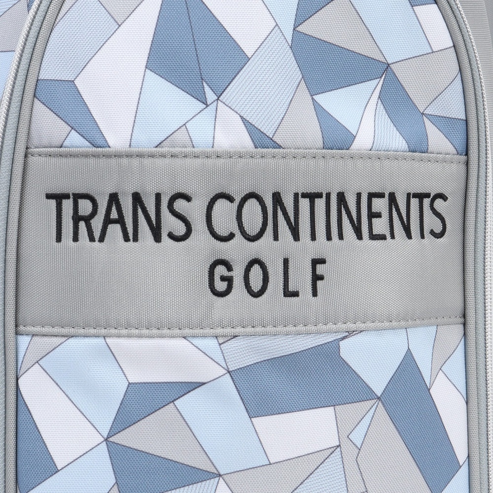 トランスコンチネンツ（TRANS CONTINENTS）（メンズ）ゴルフ キャディバッグ 軽量 カート式 9型 5分割 TCCB-016 GRY