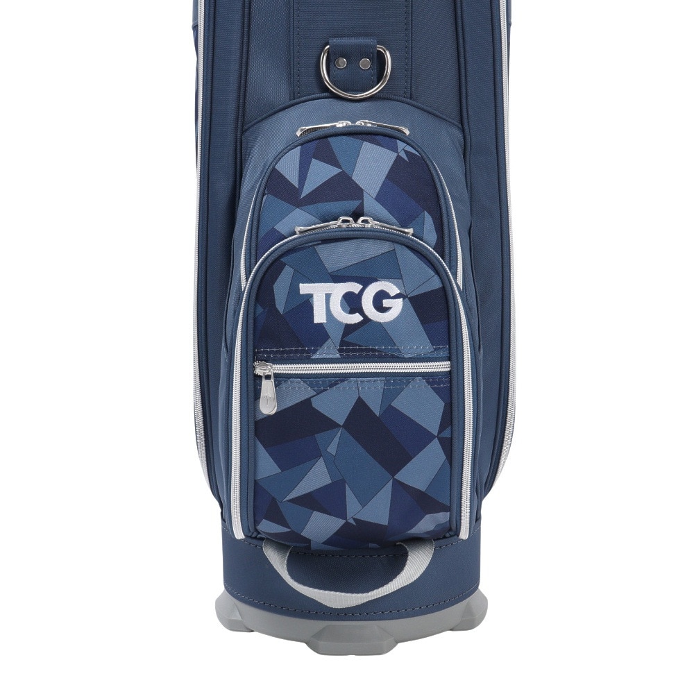 トランスコンチネンツ（TRANS CONTINENTS）（メンズ）ゴルフ キャディバッグ 軽量 カート式 9型 5分割 TCCB-016 NVY
