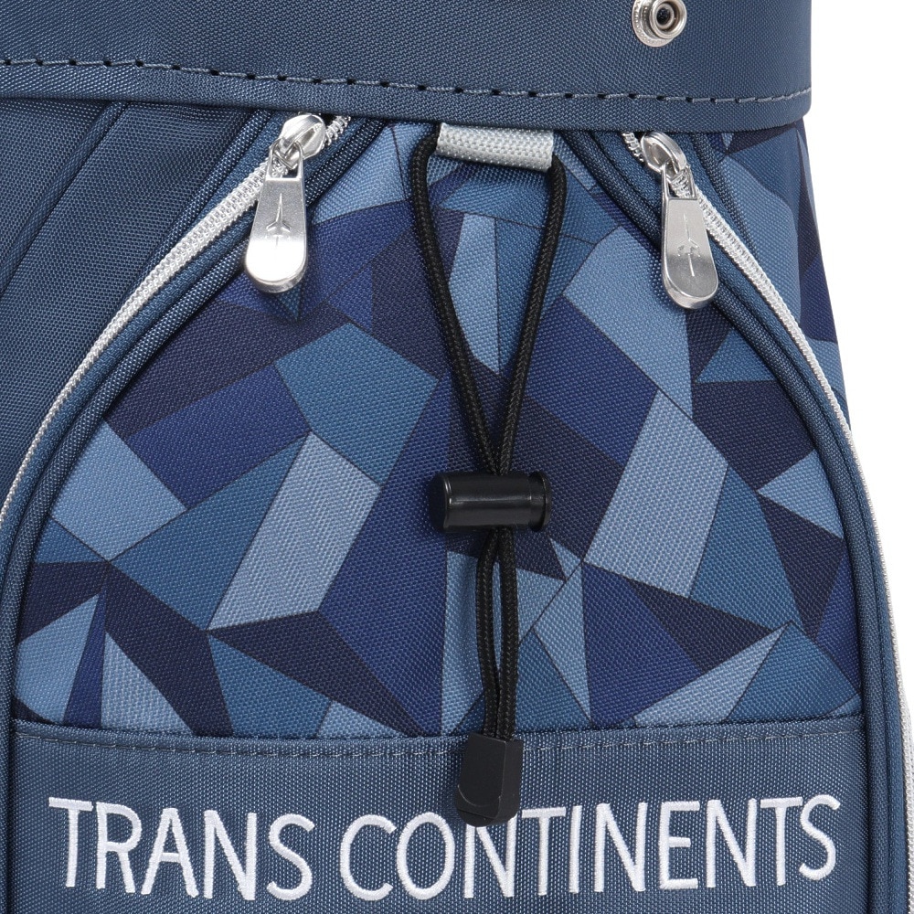 トランスコンチネンツ（TRANS CONTINENTS）（メンズ）ゴルフ キャディバッグ 軽量 カート式 9型 5分割 TCCB-016 NVY