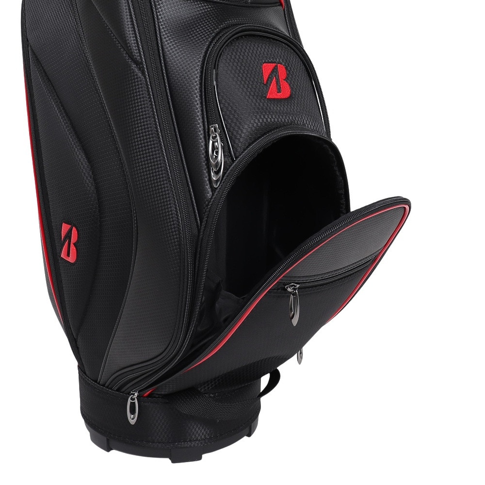 ブリヂストンゴルフ（BRIDGESTONE GOLF）（メンズ）ゴルフ カート式 キャディバッグ 軽量 ベーシックモデル 9型 CBG422BK