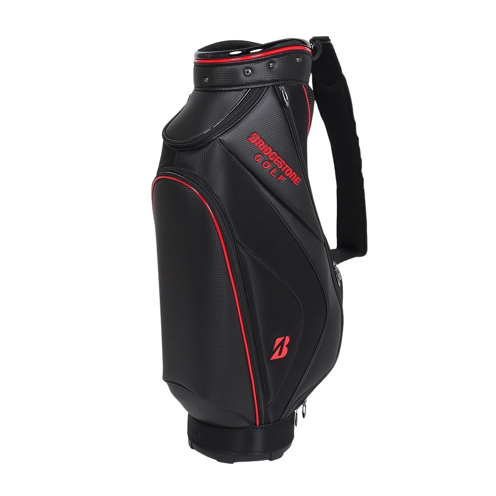 ブリヂストンゴルフ（BRIDGESTONE GOLF）（メンズ）ゴルフ カート式 キャディバッグ 軽量 ベーシックモデル 9型 CBG422BK
