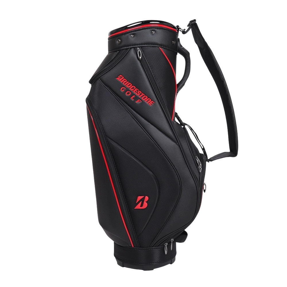 ブリヂストンゴルフ（BRIDGESTONE GOLF）（メンズ）ゴルフ カート式 キャディバッグ 軽量 ベーシックモデル 9型 CBG422BK