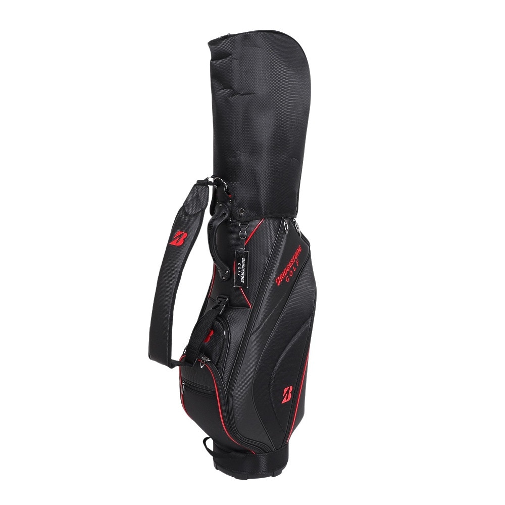 ブリヂストンゴルフ（BRIDGESTONE GOLF）（メンズ）ゴルフ カート式 キャディバッグ 軽量 ベーシックモデル 9型 CBG422BK