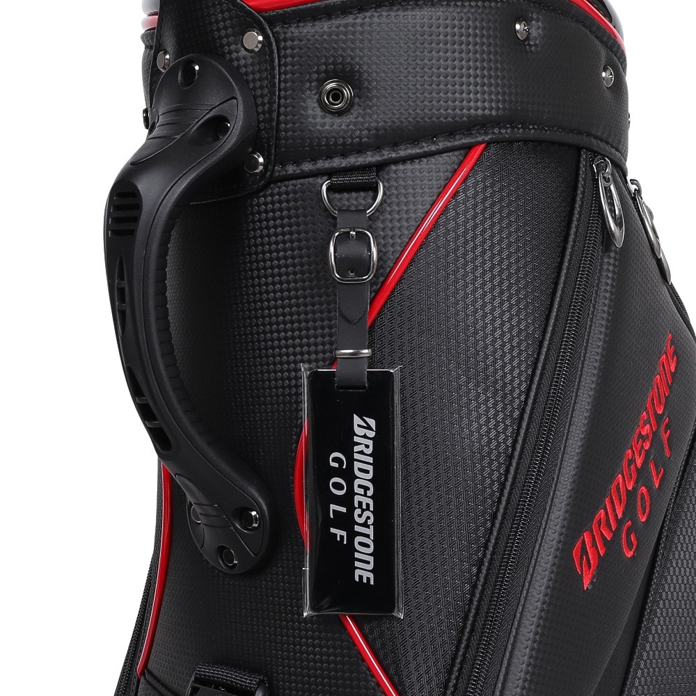 ブリヂストンゴルフ（BRIDGESTONE GOLF）（メンズ）ゴルフ カート式 キャディバッグ 軽量 ベーシックモデル 9型 CBG422BK