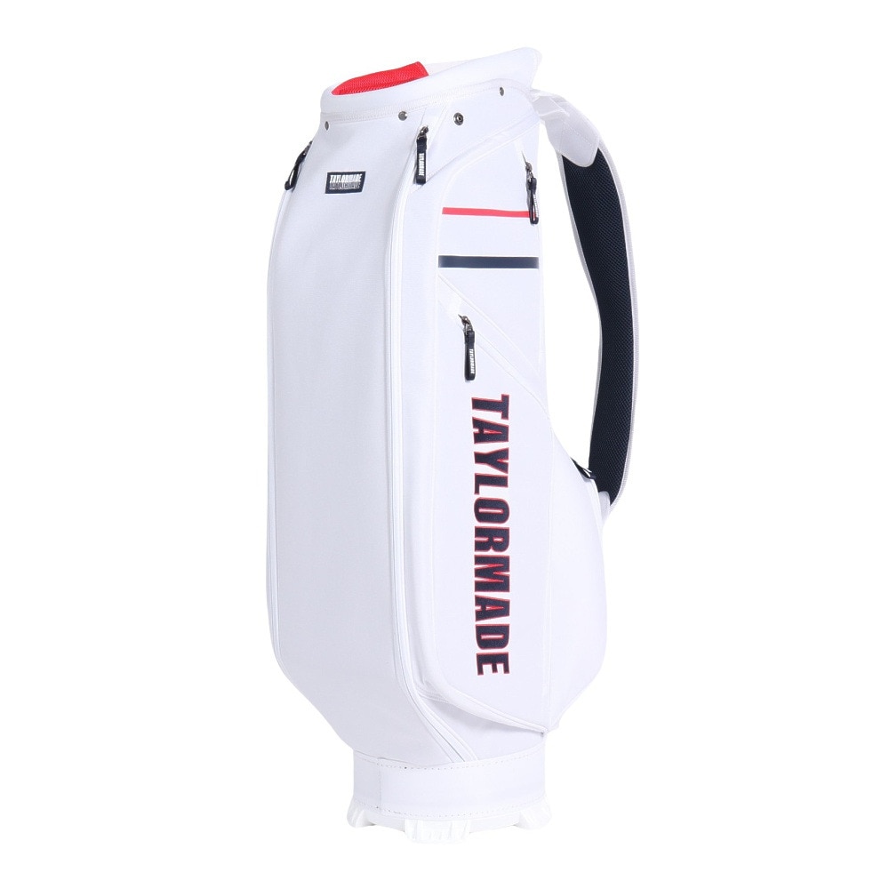 テーラーメイド（TAYLORMADE）（メンズ）ゴルフ キャディバッグ 軽量 カート式 9.5型 5分割 グラフィックロゴ キャディバック U21937ーUN056