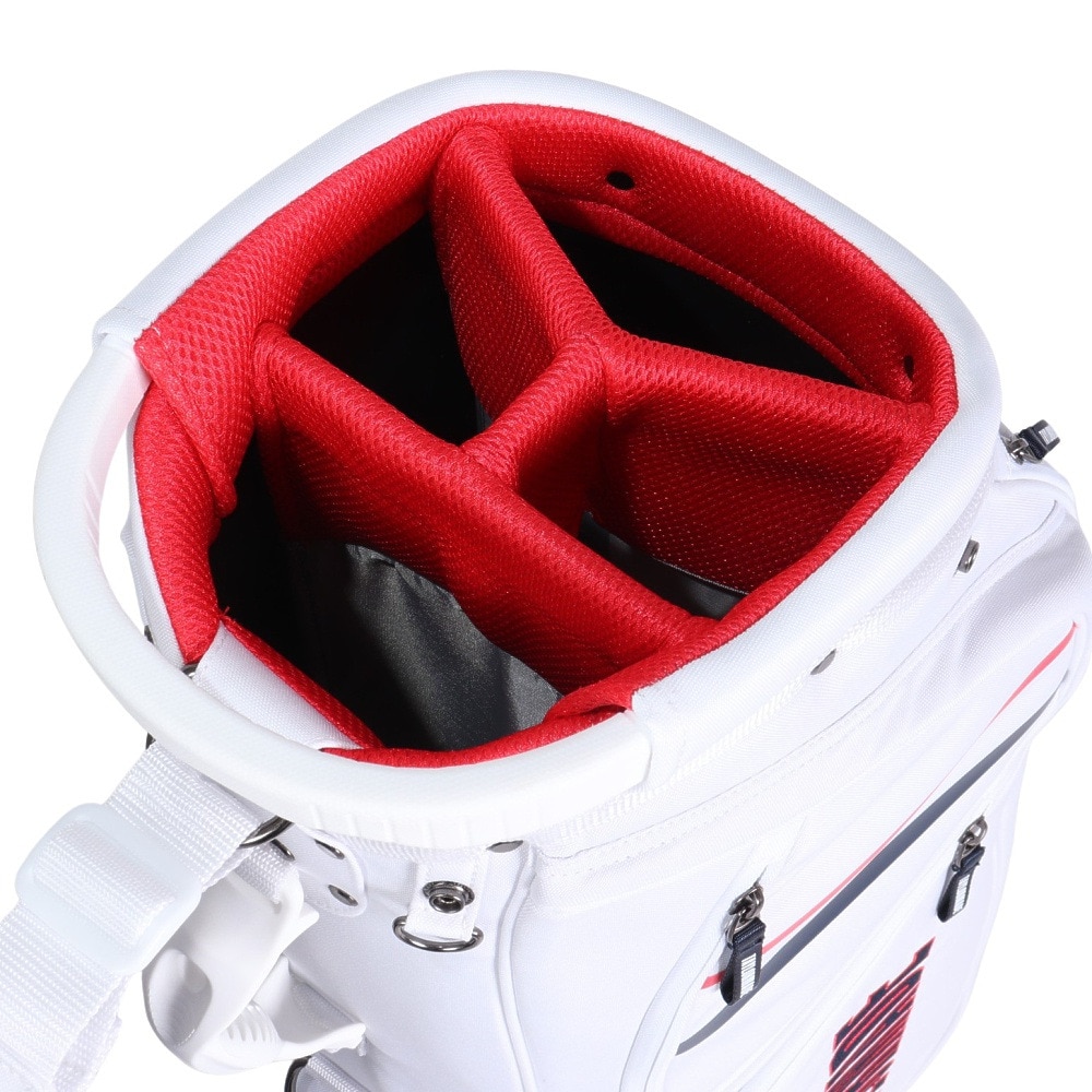 テーラーメイド（TAYLORMADE）（メンズ）ゴルフ キャディバッグ 軽量 カート式 9.5型 5分割 グラフィックロゴ キャディバック U21937ーUN056