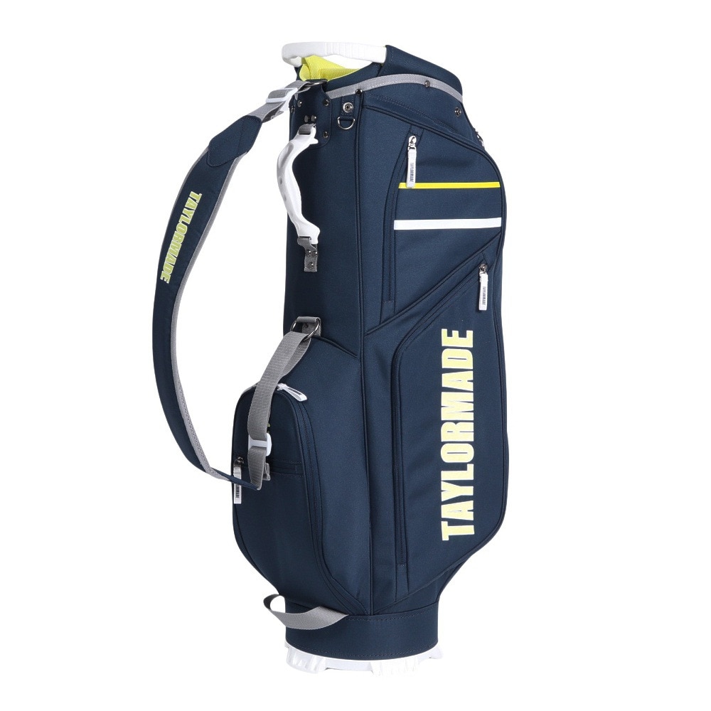 テーラーメイド（TAYLORMADE）（メンズ）ゴルフ キャディバッグ 軽量 カート式 9.5型 5分割 グラフィックロゴ キャディバック U21938ーUN056