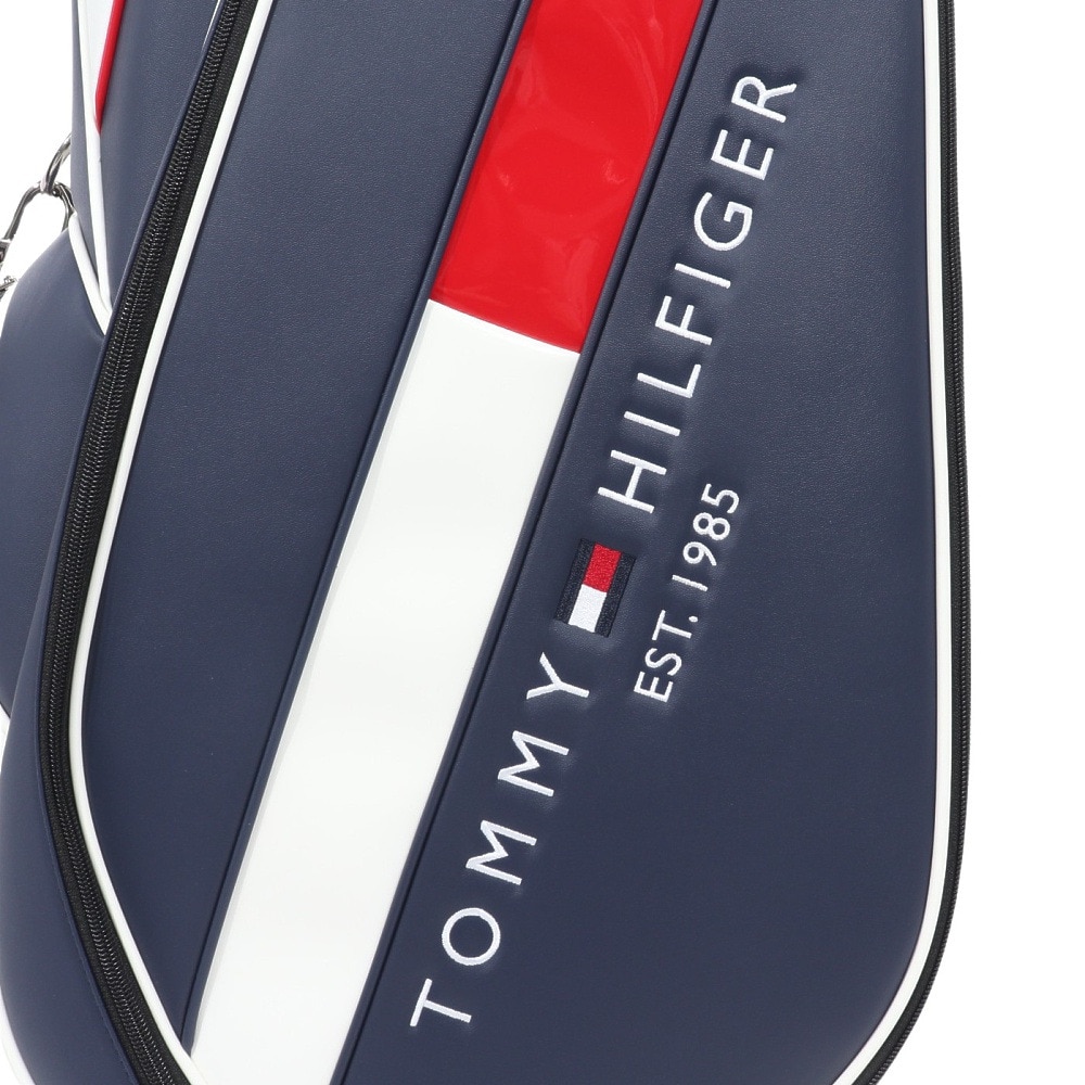 トミーヒルフィガー（TOMMY HILFIGER）（メンズ）ゴルフ キャディバッグ 軽量 カート式 9型 5分割 ベーシック THMG4SC5-NVY