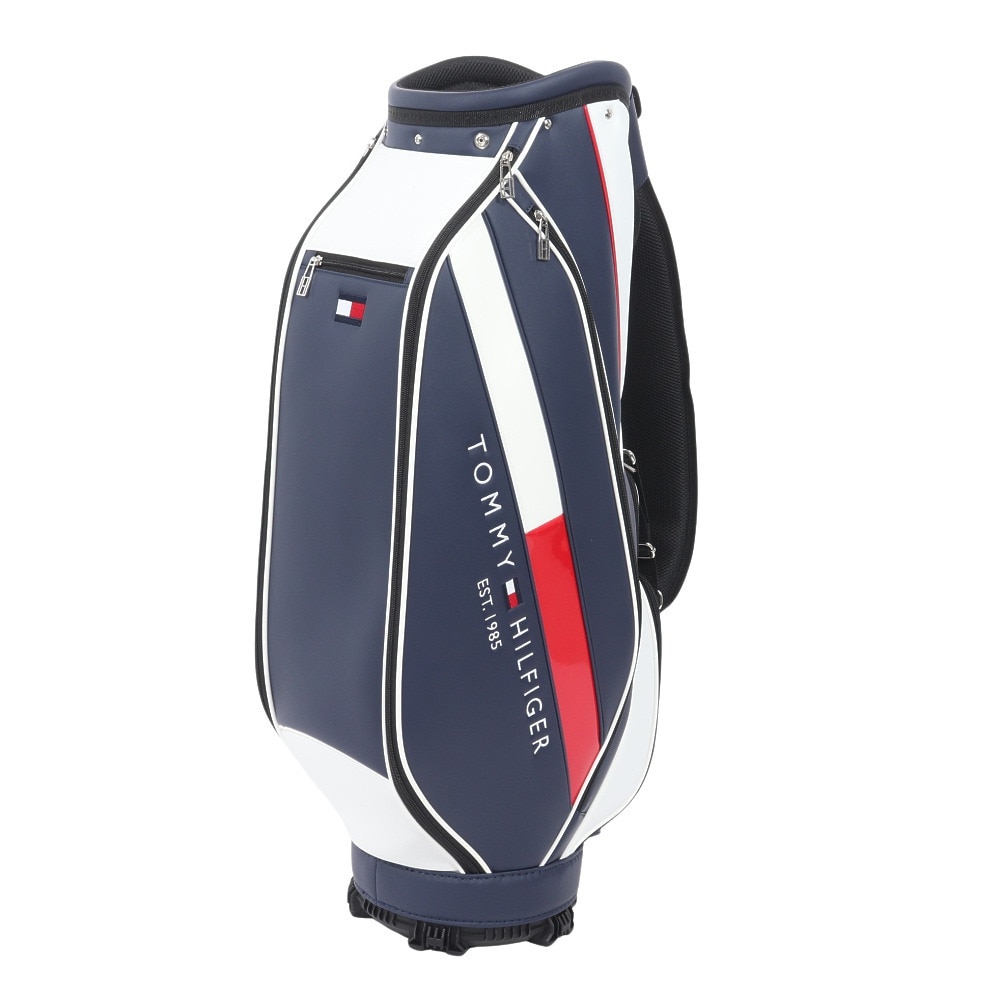 トミー ヒルフィガー ゴルフ（TOMMY HILFIGER GOLF）（メンズ）ゴルフ キャディバッグ 軽量 カート式 9型 5分割 ベーシック THMG4SC5-NVY
