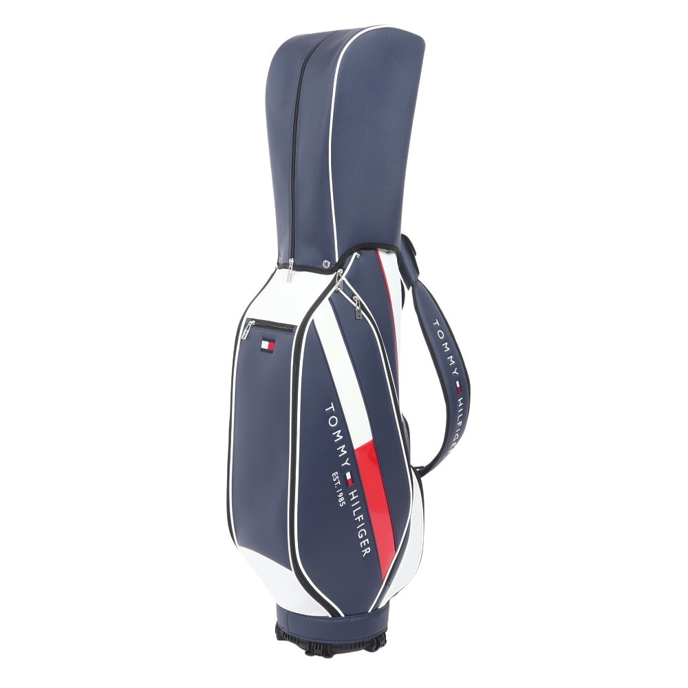 トミー ヒルフィガー ゴルフ（TOMMY HILFIGER GOLF）（メンズ）ゴルフ キャディバッグ 軽量 カート式 9型 5分割 ベーシック THMG4SC5-NVY