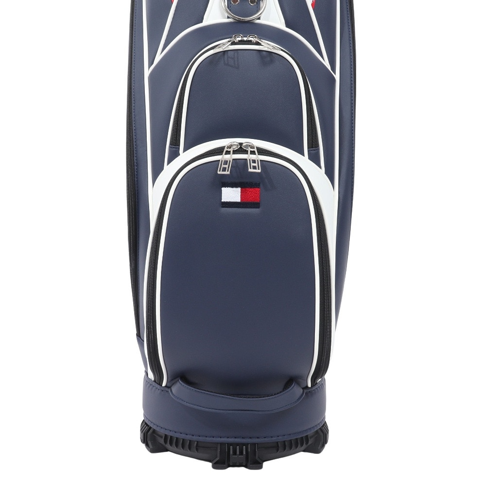 トミー ヒルフィガー ゴルフ（TOMMY HILFIGER GOLF）（メンズ）ゴルフ キャディバッグ 軽量 カート式 9型 5分割 ベーシック THMG4SC5-NVY