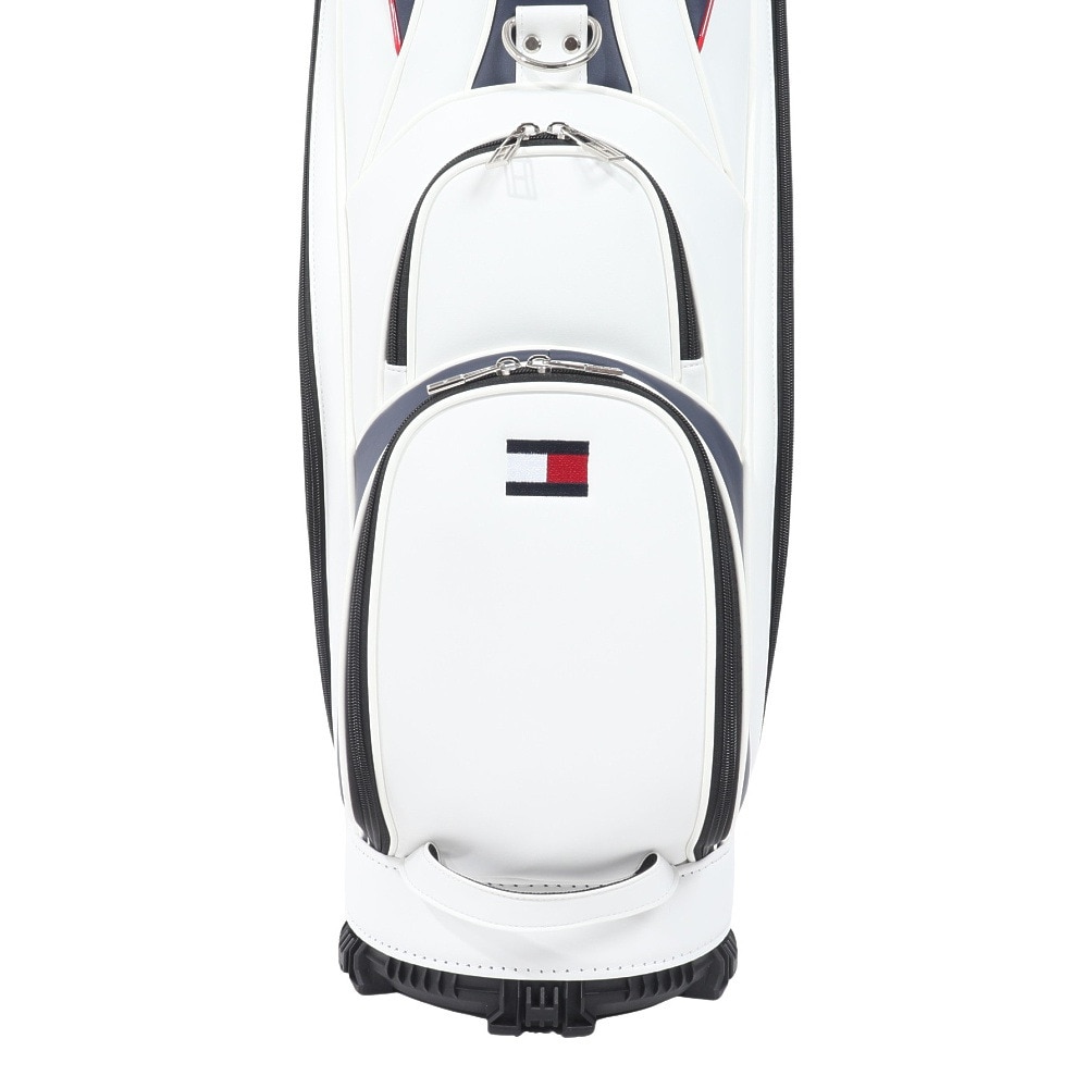 トミー ヒルフィガー ゴルフ（TOMMY HILFIGER GOLF）（メンズ）ゴルフ キャディバッグ 軽量 カート式 9型 5分割 ベーシック THMG4SC5-WHT