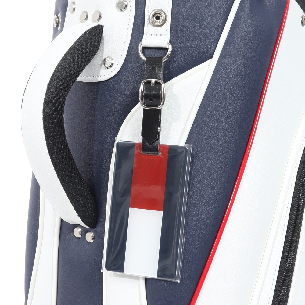 トミー ヒルフィガー ゴルフ（TOMMY HILFIGER GOLF）（メンズ）ゴルフ キャディバッグ 軽量 カート式 9型 5分割 ベーシック THMG4SC5-WHT