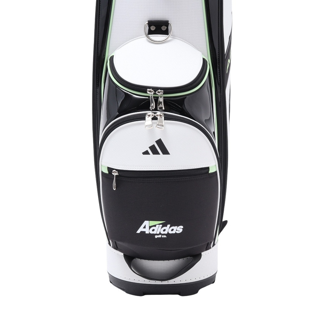 アディダス（adidas）（メンズ）ゴルフ キャディバッグ 軽量 カート式 9型 5分割 パフォーマンス IKL13-IN6670W/BK