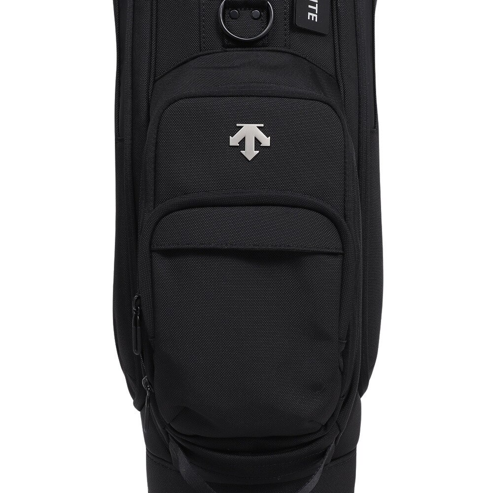デサントゴルフ（DESCENTEGOLF）（メンズ）ゴルフ キャディバッグ カート式 9型 6分割 DQBXJJ02 BK00