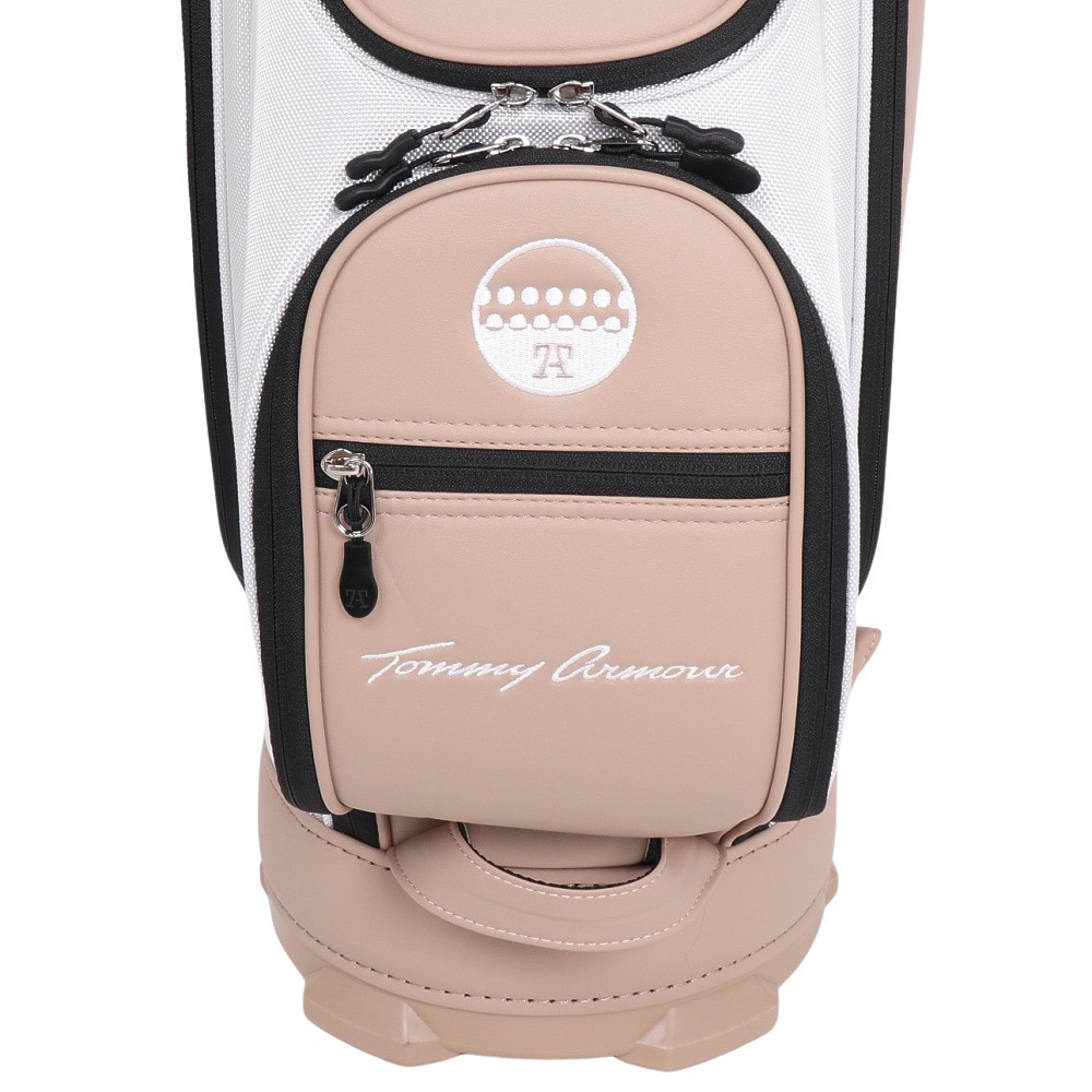トミーアーマー（Tommy Armour）（メンズ）ゴルフ キャディバッグ 軽量 カート式 9.0型 5分割 TAPG24Y120001 BEG