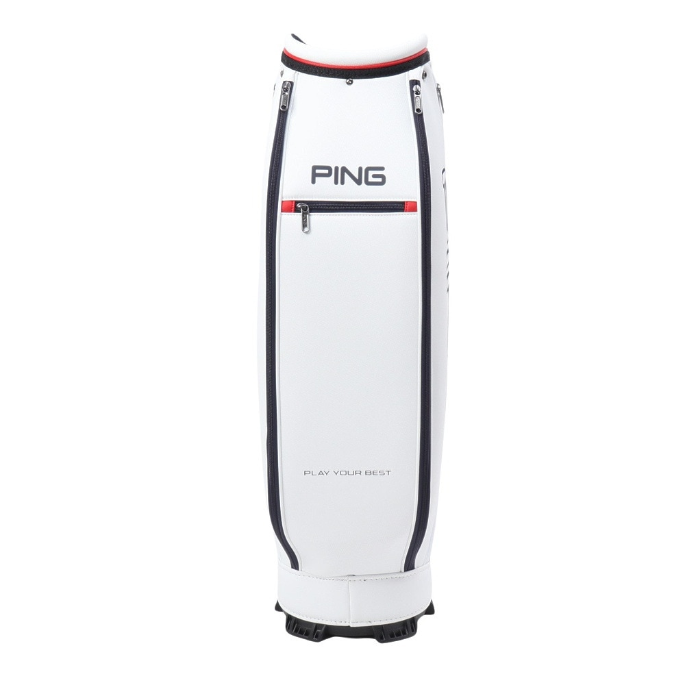 ピン（PING）（メンズ）ゴルフ キャディバッグ 軽量 カート式 9型 5分割 CB-P2402 PEORIA WH/NV 37508