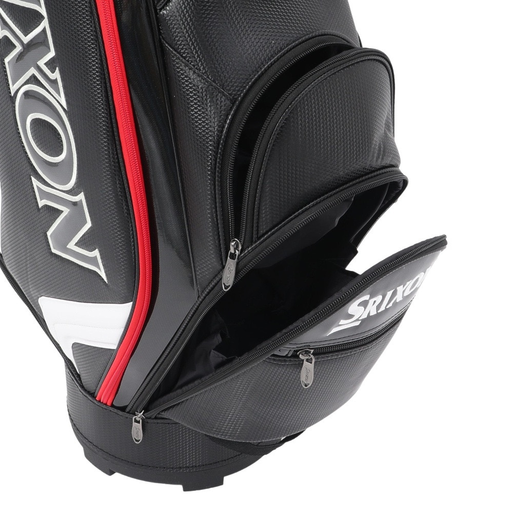 スリクソン（SRIXON）（メンズ）ゴルフ 軽量 9.5型 キャディバッグ GGC-S166 BK/WH