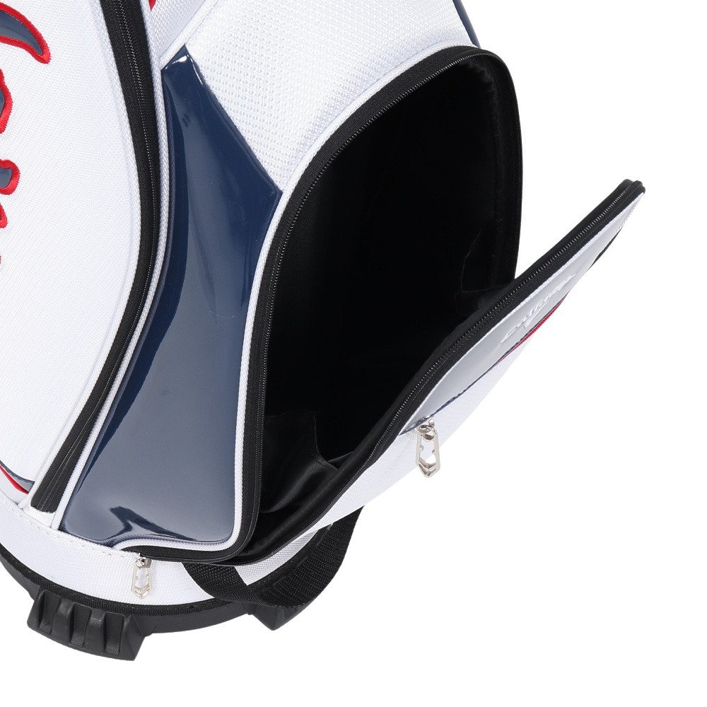 Callaway キャディバッグ ホワイト/ネイビー キャディバッグ キャロウェイ SPL-I SS 25 JM（ホワイト/ネイビー・9.5