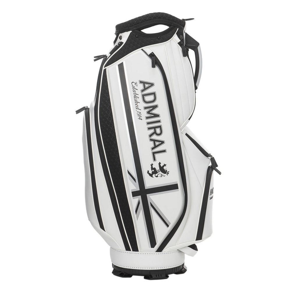 アドミラル ゴルフ（Admiral GOLF）（メンズ、レディース）キャディバッグ カート カートキャディバッグプロスポーツ ADMG5AC2-WHT