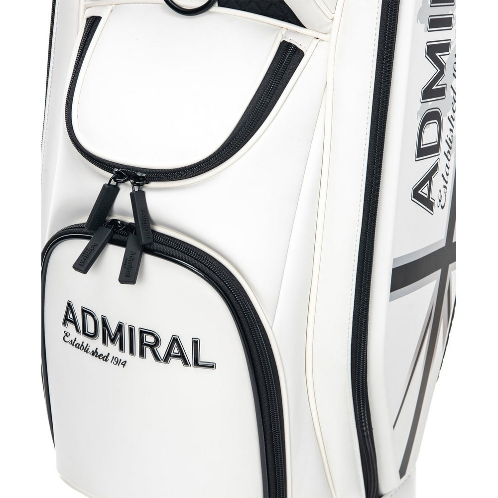 アドミラル ゴルフ（Admiral GOLF）（メンズ、レディース）キャディバッグ カート カートキャディバッグプロスポーツ ADMG5AC2-WHT