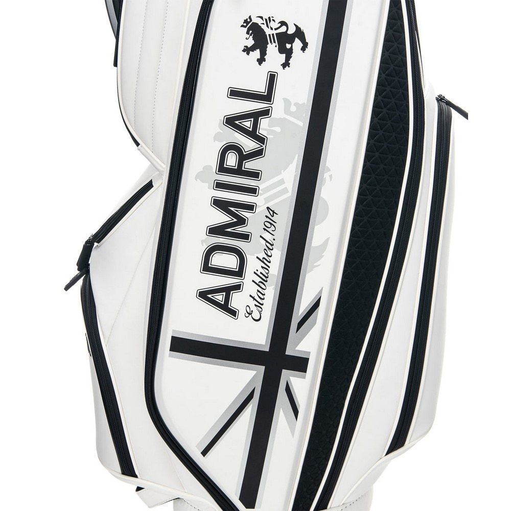 アドミラル ゴルフ（Admiral GOLF）（メンズ、レディース）キャディバッグ カート カートキャディバッグプロスポーツ ADMG5AC2-WHT