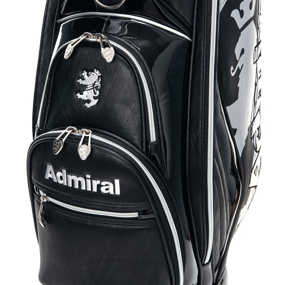 アドミラル ゴルフ（Admiral GOLF）（メンズ、レディース）キャディバッグ カート カートキャディバッグ ユニオンジャックスポーツ ADMG5AC5-BLK