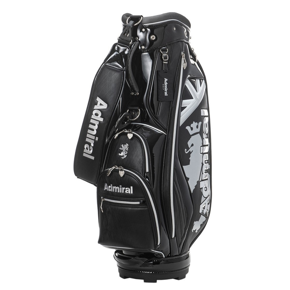 アドミラル ゴルフ（Admiral GOLF）（メンズ、レディース）キャディバッグ カート カートキャディバッグ ユニオンジャックスポーツ ADMG5AC5-BLK