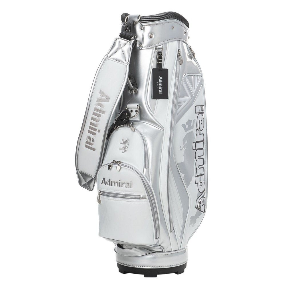 アドミラル ゴルフ（Admiral GOLF）（メンズ、レディース）キャディバッグ カート カートキャディバッグ ユニオンジャックスポーツ ADMG5AC5-SLV