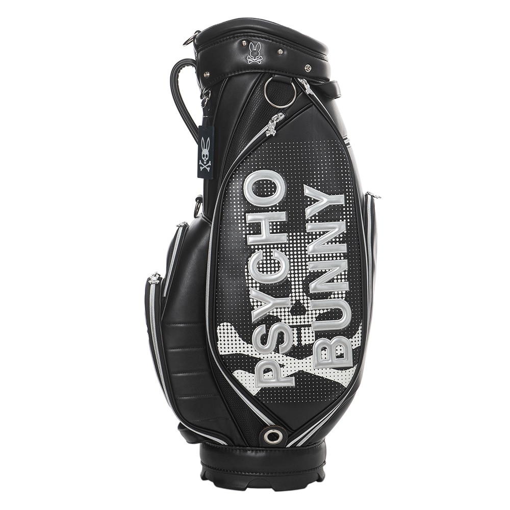 新品 サイコバニー キャディバッグ PBMG5SC1 ブラック サイコバニー（Psycho Bunny）（メンズ）キャディバッグ カート