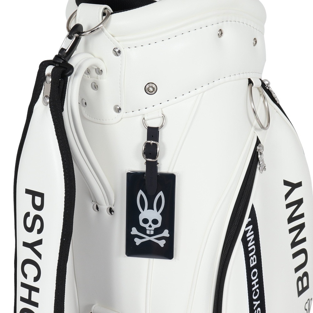 サイコバニー（Psycho Bunny）（メンズ）キャディバッグ カート FLAGSHIP PBMG5SC3-WHT