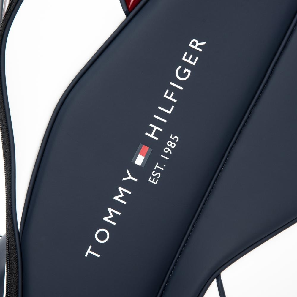 トミー ヒルフィガー ゴルフ（TOMMY HILFIGER GOLF）（メンズ）ゴルフ カート式 キャディバッグ スポーツ 9.0型 5分割 THMG5SC2-TRI