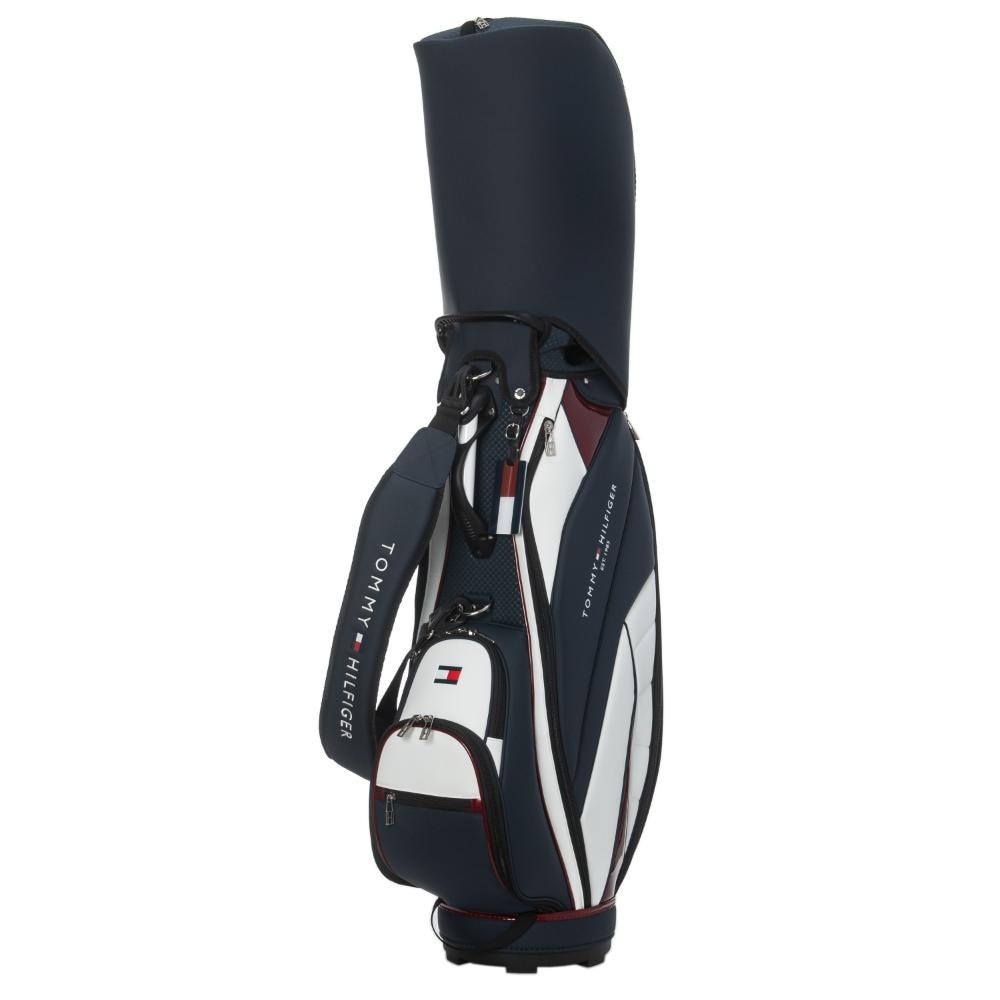 トミー ヒルフィガー ゴルフ（TOMMY HILFIGER GOLF）（メンズ）ゴルフ カート式 キャディバッグ スポーツ 9.0型 5分割 THMG5SC2-TRI