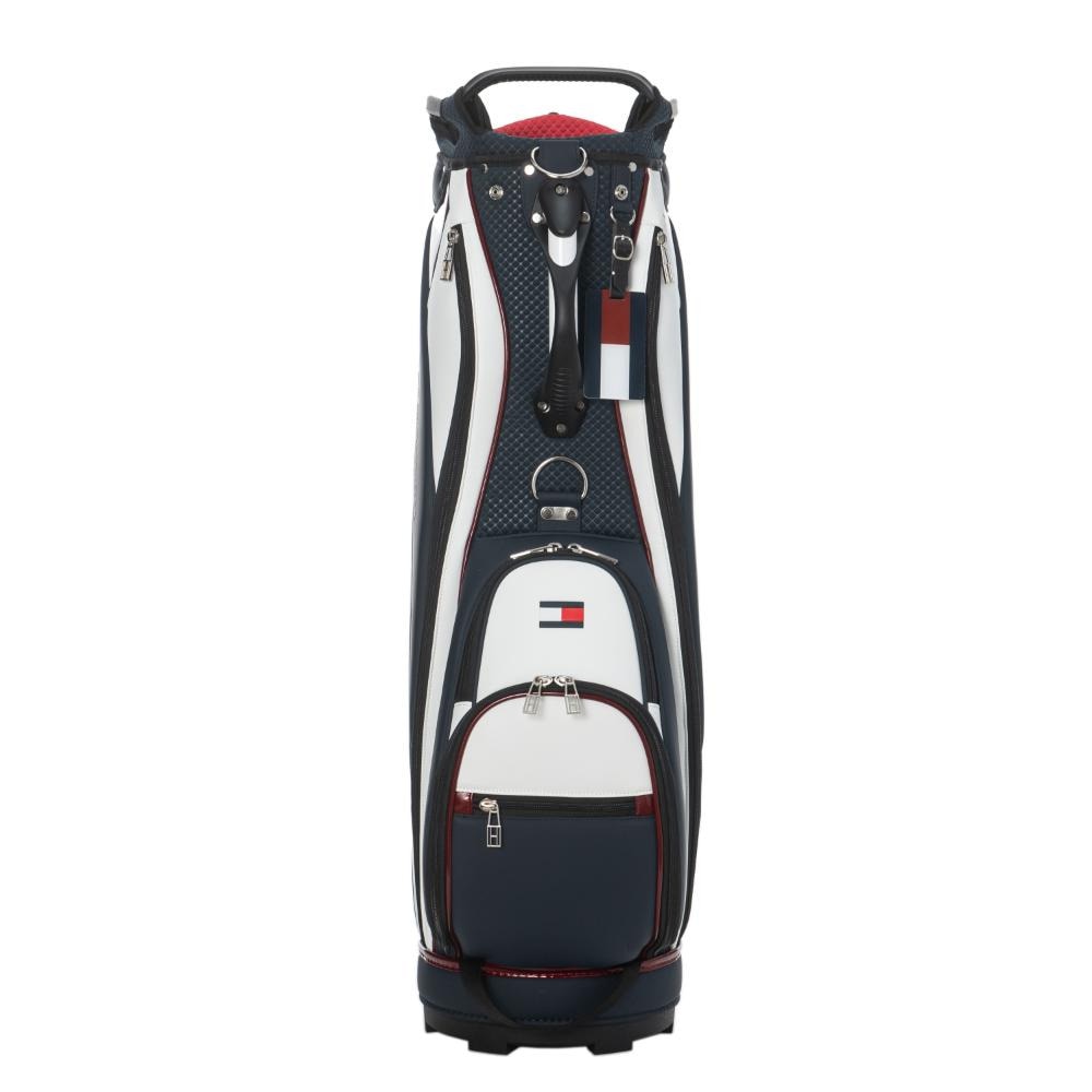 トミー ヒルフィガー ゴルフ（TOMMY HILFIGER GOLF）（メンズ）ゴルフ カート式 キャディバッグ スポーツ 9.0型 5分割 THMG5SC2-TRI